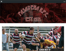 Tablet Screenshot of pasadenarfc.com